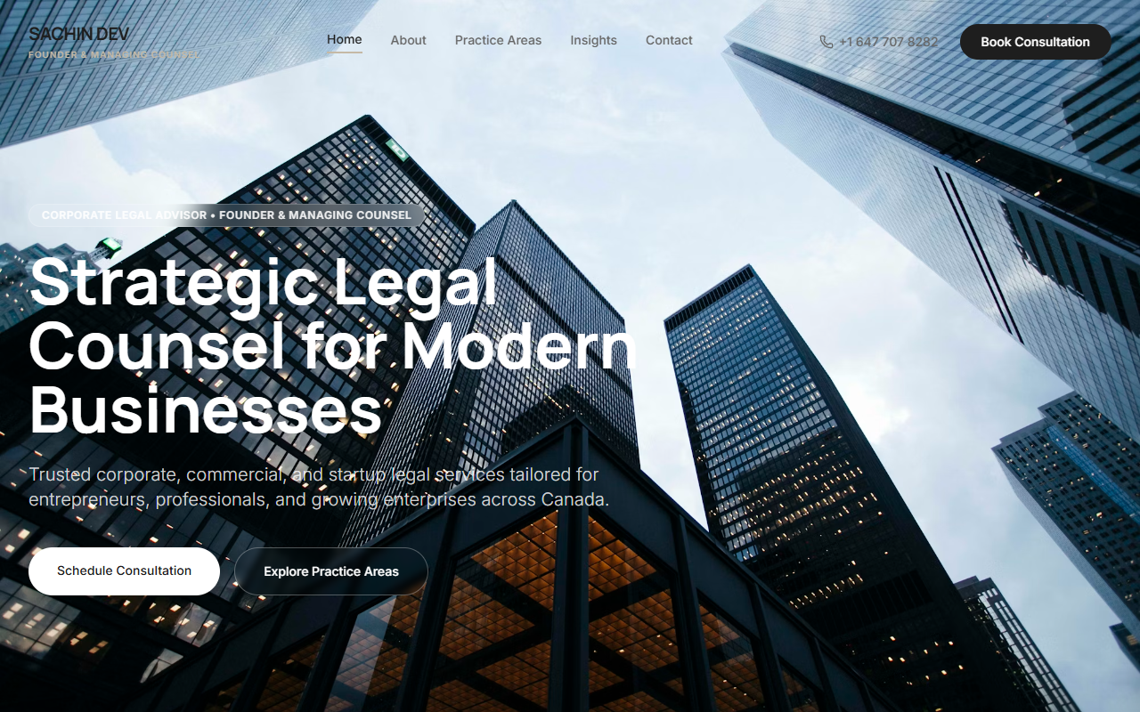 Lawfirm Template Mockup