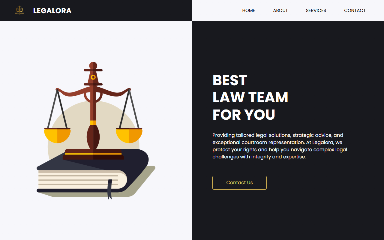 Legalora Template Mockup