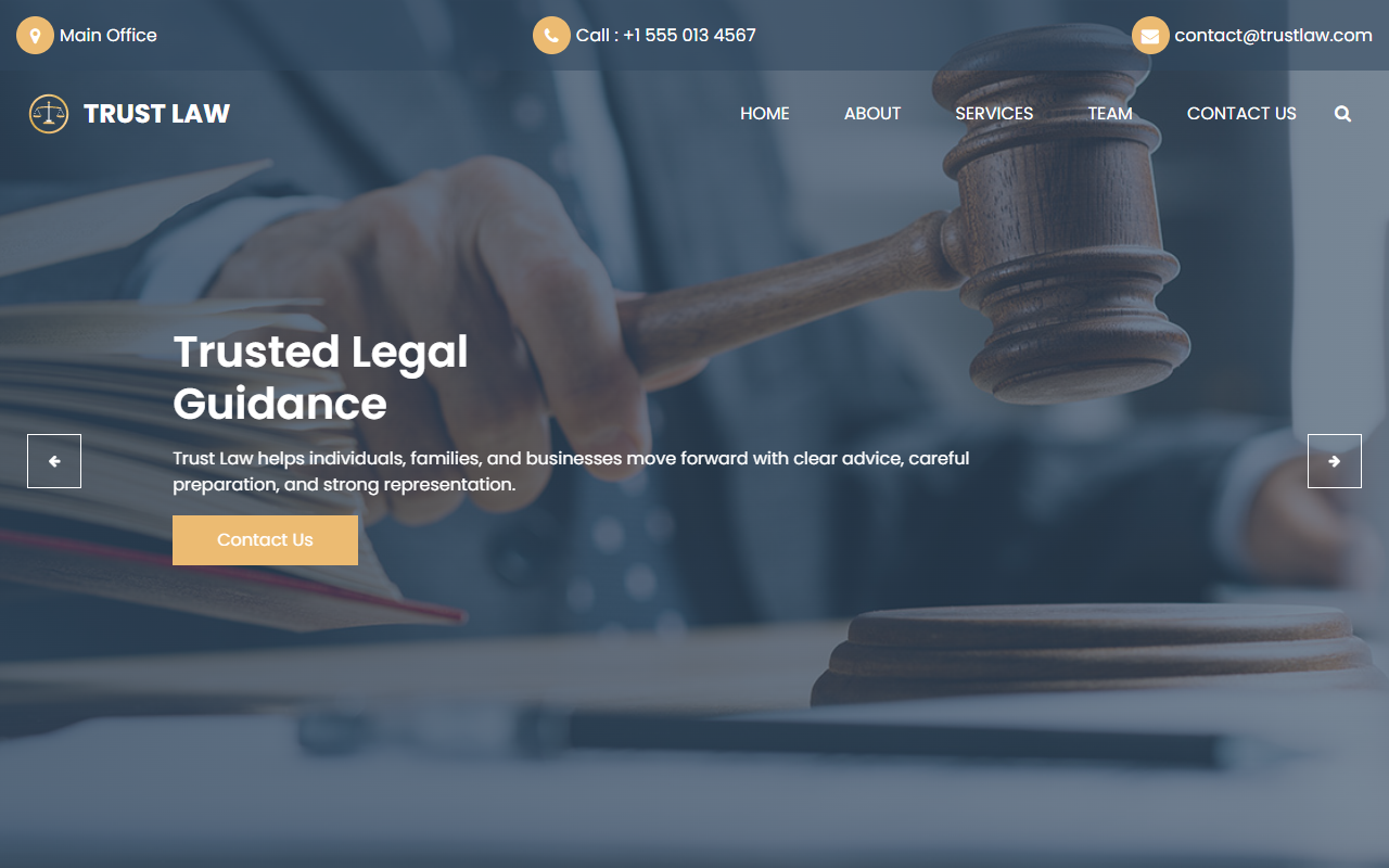 Trustlaw Template Mockup